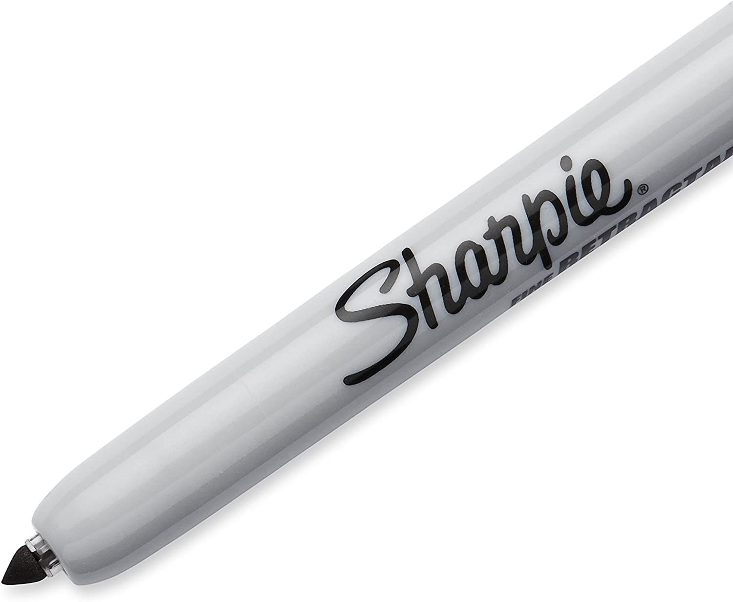 Sharpie, Black, Fine Lead/Tip, Retractable Permanent Marker