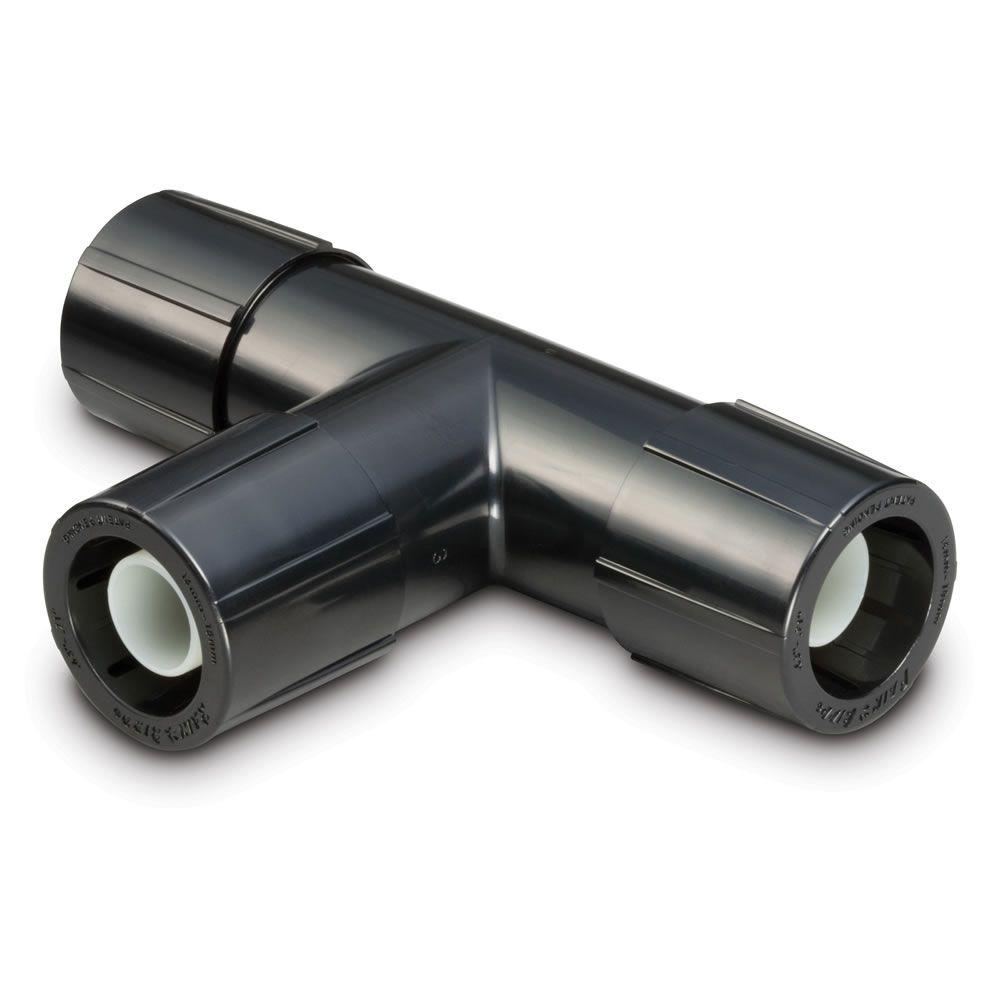 1/2-Inch Easy-Fit Non-Threaded Tubing Tee