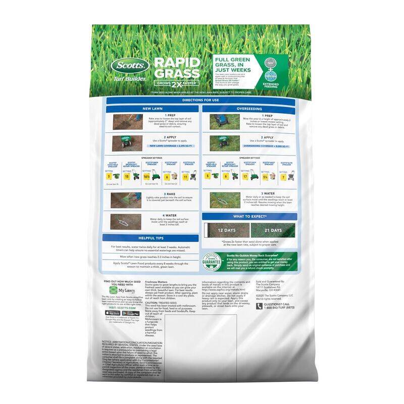 Turf Builder® Rapid Grass Sun & Shade Mix® Grass Seed, 16-Pound