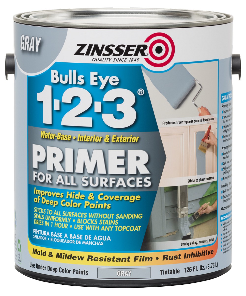 1-Gallon Gray Primer Brush-On Paint 1 1-Gallon Gray Primer Brush-On Paint