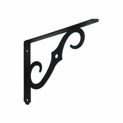 Antique Bronze Steel Shelf Bracket, 100-Pound Weight Capactiy 1 Antique Bronze Steel Shelf Bracket, 100-Pound Weight Capactiy