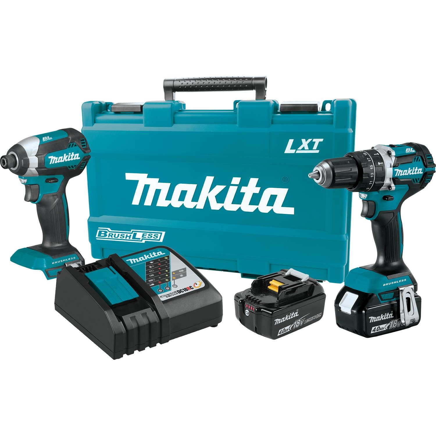 18-Volt Lxt Lithium-Ion Brushless Cordless Combo Kit 6 18-Volt Lxt Lithium-Ion Brushless Cordless Combo Kit