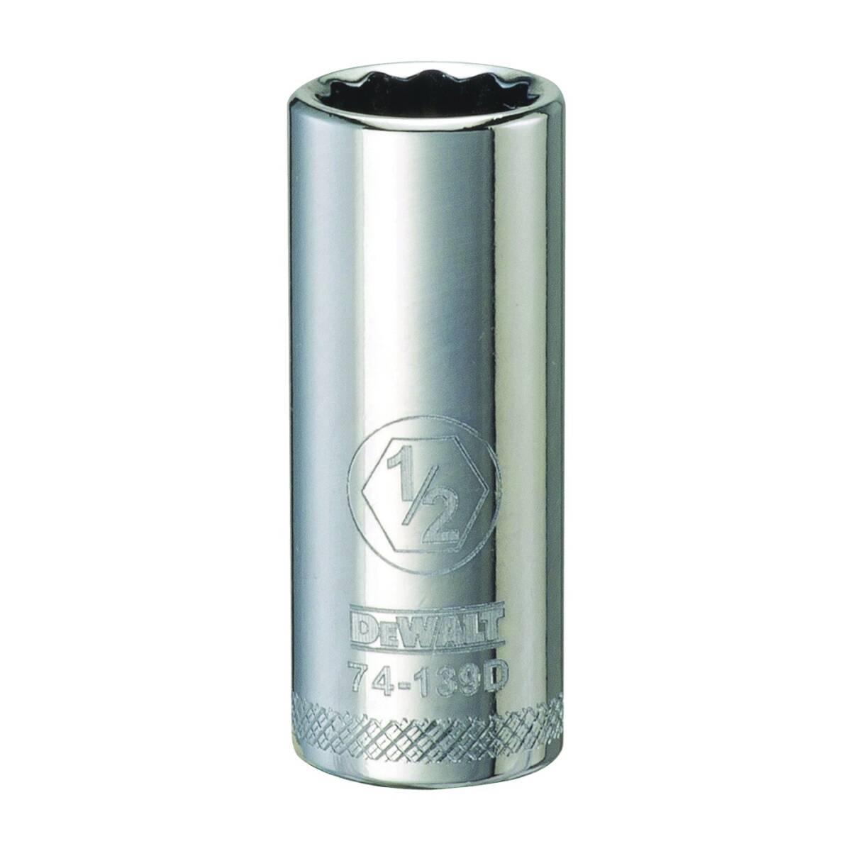 Drive Socket, 1/2 In Socket, 3/8 In Drive, 12 -Point, Vanadium Steel, Polished Chrome 1 Drive Socket, 1/2 In Socket, 3/8 In Drive, 12 -Point, Vanadium Steel, Polished Chrome