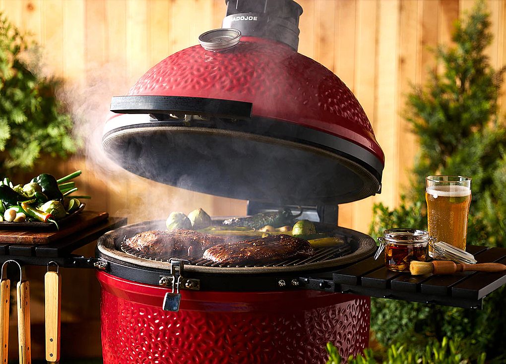 24-Inch Red Big Joe Series II Grill 1 24-Inch Red Big Joe Series II Grill