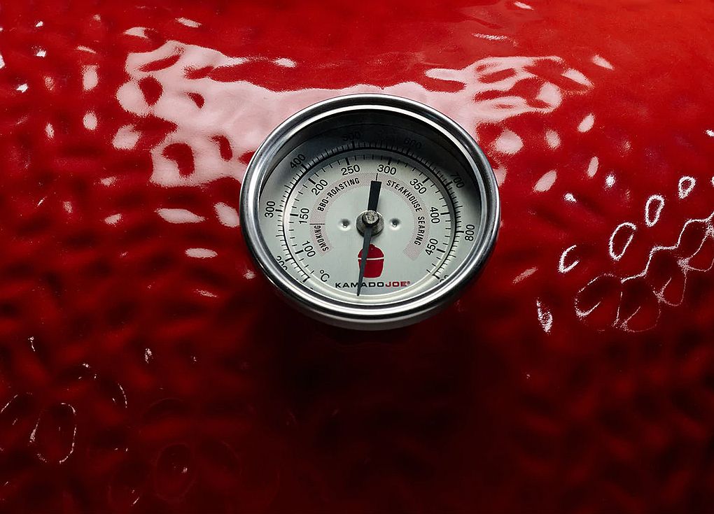 24-Inch Red Big Joe Series II Grill 2 24-Inch Red Big Joe Series II Grill