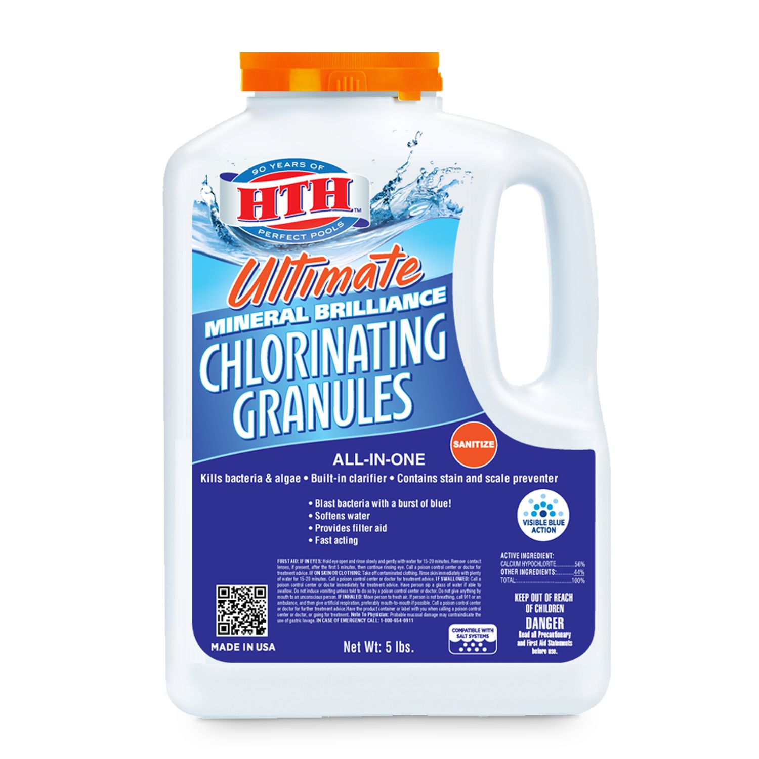 Ultimate Mineral Brilliance Chlorinating Granules 5-Pound 1 Ultimate Mineral Brilliance Chlorinating Granules 5-Pound