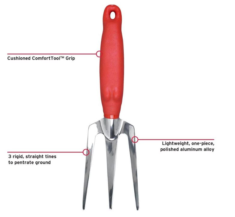 3-Tine Lightweight Garden Fork