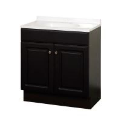 30-Inch Espresso Vanity And Top Combo 1 30-Inch Espresso Vanity And Top Combo