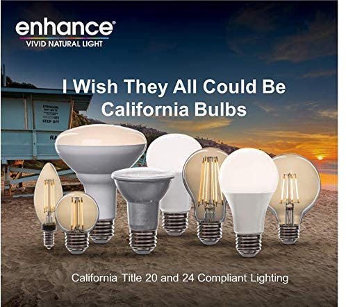 Enhance® Filament 60-Watt Equivalent B10 E12-Candelabra Soft White Dimmable LED Light Bulb, 2-Pack 2 Enhance® Filament 60-Watt Equivalent B10 E12-Candelabra Soft White Dimmable LED Light Bulb, 2-Pack