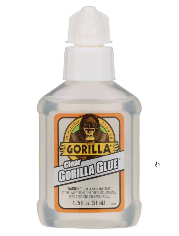 Glue Clear Gorilla 1.75 Oz 3 1-3/4 Ounce Clear Gorilla Glue